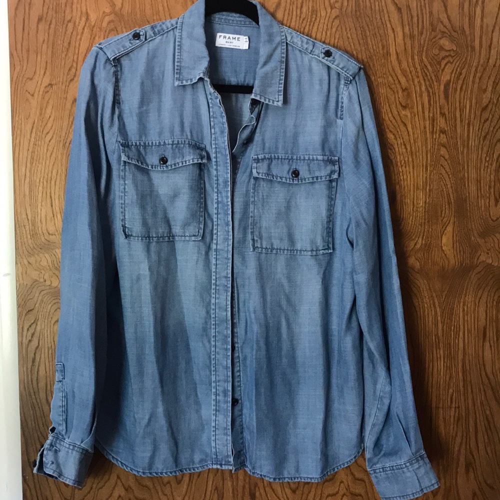 Frame Denim Blouse size Large